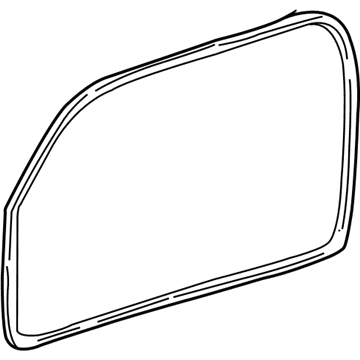 Toyota 62311-0C010 Door Weatherstrip, Passenger Side