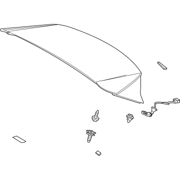 Toyota Venza Spoiler - 76085-48911-C0