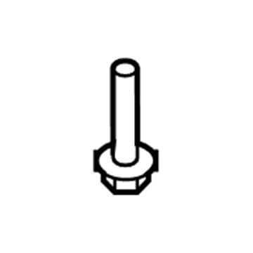 Toyota 90168-A0001 Bumper Cover Screw