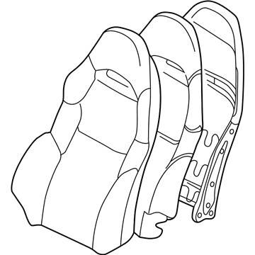 Toyota 71040-20212-C2 Seat Back Assembly