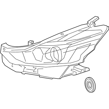 Toyota Prius V Headlight - 81130-47650