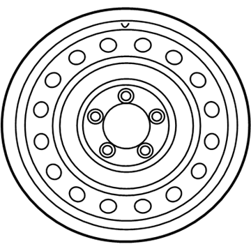 2012 Toyota Tundra Spare Wheel - 42601-0C030