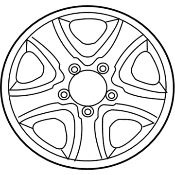 2007 Toyota Tundra Spare Wheel - 42601-0C040