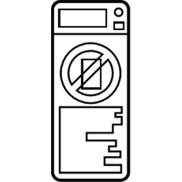 Toyota 74596-78010 Air Bag Label