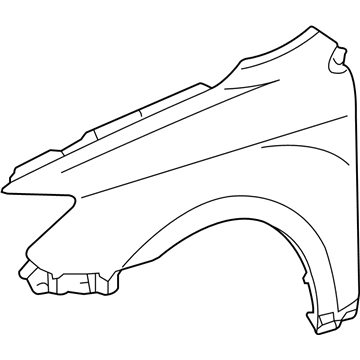 Toyota 53802-21140 Fender, Front Driver Side