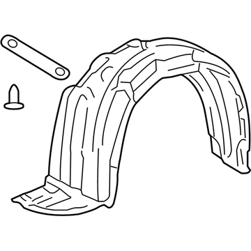 Scion 53876-21100 Fender Liner