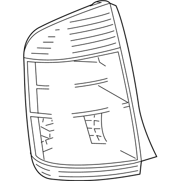 Toyota 81551-47100 Tail Lamp Assembly, Passenger Side