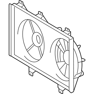 Toyota Fan Shroud - 16711-31250