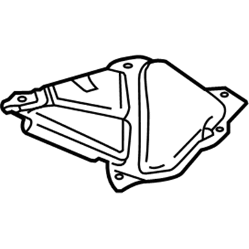 Toyota 53341-17020 Insulator, Passenger Side