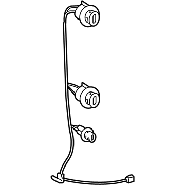 Toyota 81555-0C070 Socket & Wire, Passenger Side