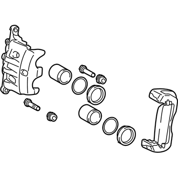 Toyota 47730-0E031 Cylinder Assembly, Front Disc Brake, Passenger Side