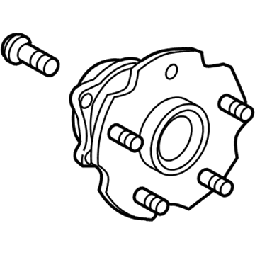 Toyota 42450-0R010 Hub & Bearing, Rear
