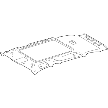 Toyota 63310-0R911-B0 Headliner, Gray