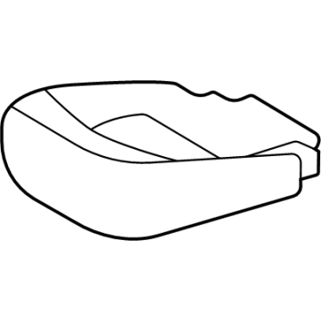 Toyota 71075-0EA40-B0 Cushion Cover