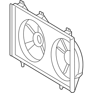 Toyota Fan Shroud - 16711-0V100