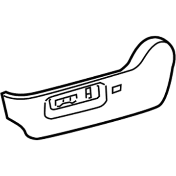 Toyota 71812-0R020-E0 Side Panel, Beige, Driver Side