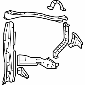 Toyota Highlander Radiator Support - 53203-48110