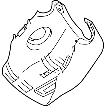 Toyota Steering Column Cover - 45287-04150-C0
