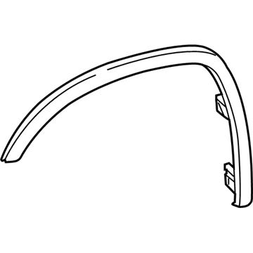 Toyota 75085-35010 Wheel Opening Molding, Passenger Side