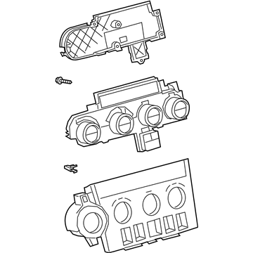 Toyota 84010-0CD70 Heater Control