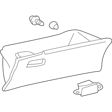 Toyota Corolla Glove Box - 55550-12491-B0