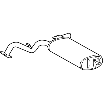 Toyota Matrix Muffler - 17430-0T070