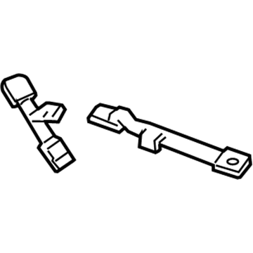 Toyota 53653-17010 Lower Brace, Passenger Side