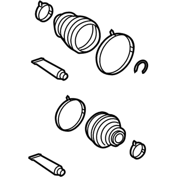 Toyota 04428-08101 Boot Kit, Driver Side
