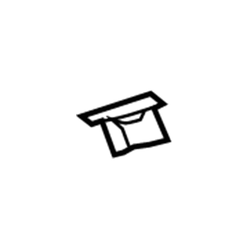 Toyota 55743-08030 Corner Cover, Passenger Side