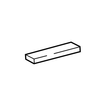 Toyota 61827-12040 Center Pillar Reinforcement Plate