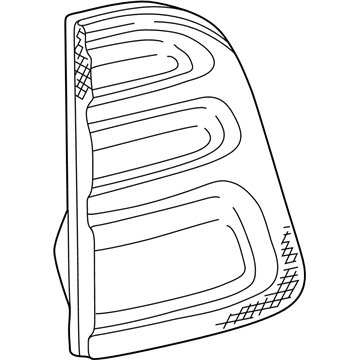 Toyota Land Cruiser Back Up Light - 81591-60040