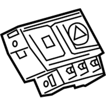 Toyota Prius V Hazard Warning Switch - 84330-47110