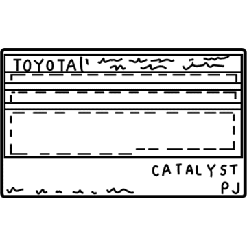 Toyota 11298-20450 Emission Label