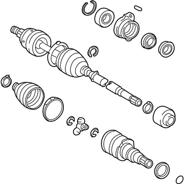 Toyota Tercel Axle Shaft - 43420-16061