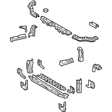 Scion Radiator Support - 53201-21061