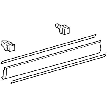 Toyota RAV4 Door Moldings - 75073-0R060-A0