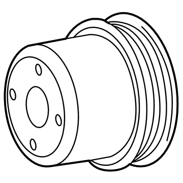Toyota 16371-0W010 Fan Pulley