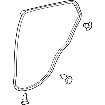 Scion xD Door Seal - 67872-52180