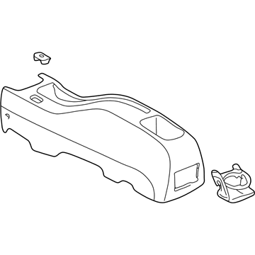 Toyota Corolla Center Console Base - 58901-02030-C0
