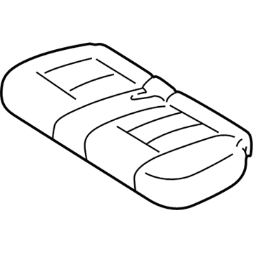 Toyota 71076-60630-A0 Cushion Cover, Driver Side