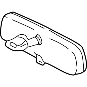 2002 Toyota Sienna Car Mirror - 87810-08010