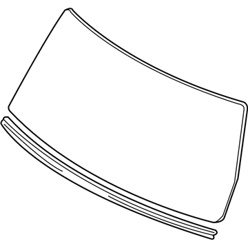 Toyota 56101-35072 Windshield, Front
