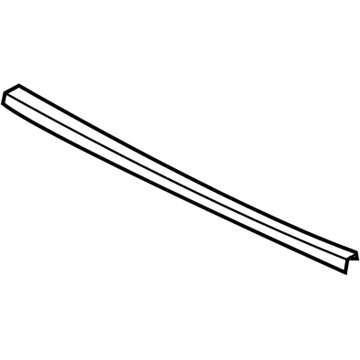 Toyota 75503-35061-A0 Reveal Molding, White, Outside Upper
