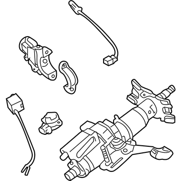 Toyota Sienna Steering Column - 45200-08040
