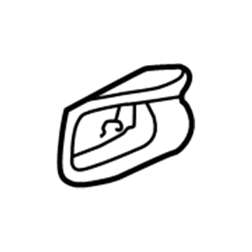 Toyota Tundra Interior Door Handle - 69205-0C010-E1