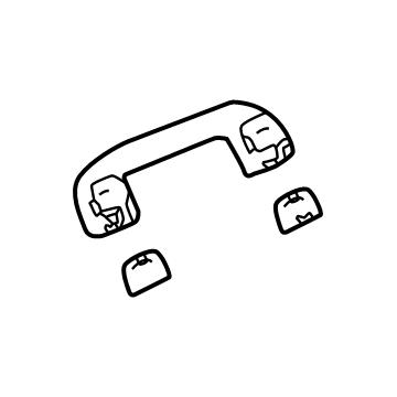 Toyota 74610-33120-B2 Grip Handle, Front