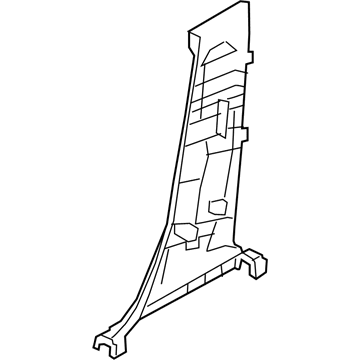 Scion 62413-WB001 Lower Center Pillar Trim