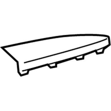 Toyota 74261-60110-C0 Armrest, Black/Gray, Passenger Side