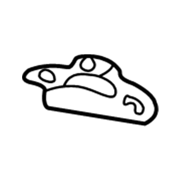 Toyota 51967-0E010 Tow Hook, Rear Passenger Side
