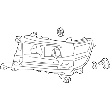 Toyota Headlight - 81140-60N50